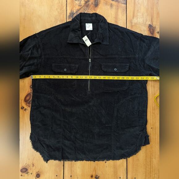 NWT offline by aerie corduroy quarter zip shacket size medium - Picture 7 of 9